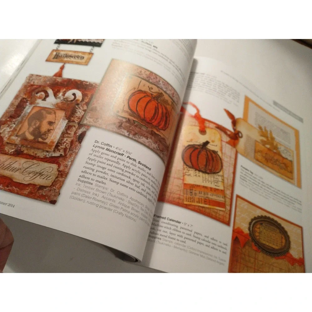 The Stampers Sampler Magazine July Aug Sept 2014 Rubber Stamping Mixed Media Art